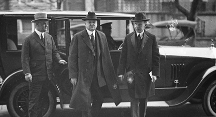 Herbert Hoover and President Calvin Coolidge