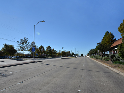 Greenville Avenue before the Demonstration Project Improvements