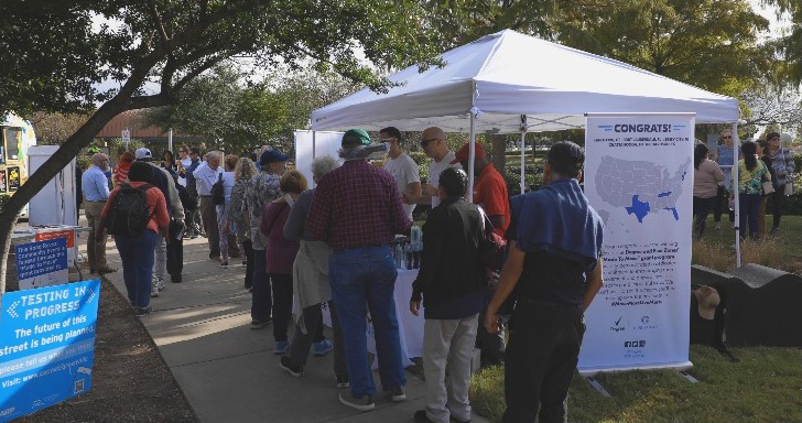 people attending the Richardson, TX Community Engagement Event