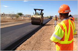 picture of a road being paved